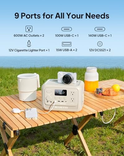 BLUETTI Elite 30 V2 Portable Power Station 288Wh 600W LFP Solar Generator - Image 4