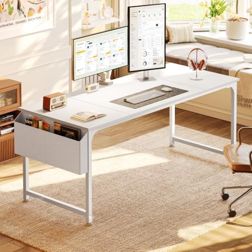 PRAISUN 63'' Computer Desk with Fabric Storage Bag - Image 2