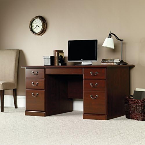 Sauder Heritage Hill Computer Desk, Classic Cherry finish - Image 2