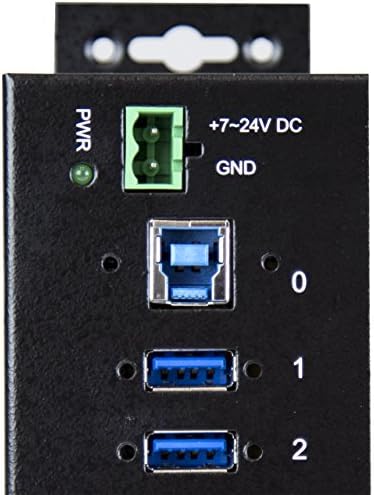 StarTech 10-Port Industrial USB 5Gbps Hub, Mountable, TAA (ST1030USBM) - Image 3