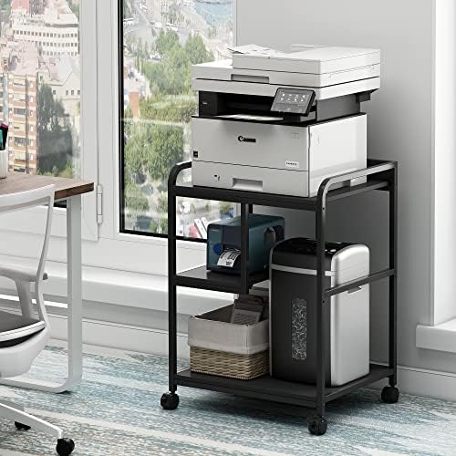Fannova Printer Stand with Storage Shelf for PC Computer Tower CPU Shredder - Image 4