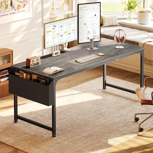 PRAISUN 63'' Computer Desk with Fabric Storage Bag - Image 2
