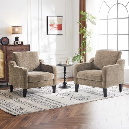 VINGLI Accent Chairs Set of 2, Modern Traditional Armchair for Living Room by VINGLI