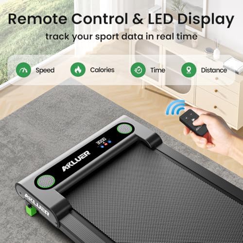 AKLUER Walking Pad with Incline - Under Desk Treadmill Small, 2.5HP Motor - Image 2