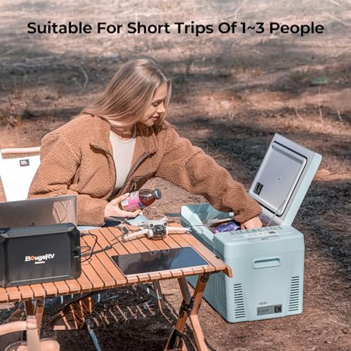 BougeRV 12v refrigerator 23 Quart, -8℉~50℉ Portable Freezer for Car, Green - Image 6