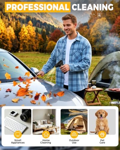 X3PRO Electric Air Duster, Powerful Turbo Fan 3 Speed Compressed Air Duster - Image 3