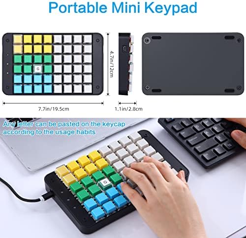 Koolertron One Handed Macro Mechanical Keyboard 48-Key - Image 6