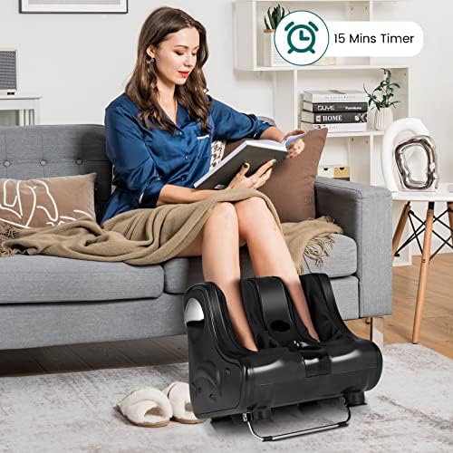 COSTWAY Foot and Calf Massager, Shiatsu Heated Electric Foot Massager - Image 2
