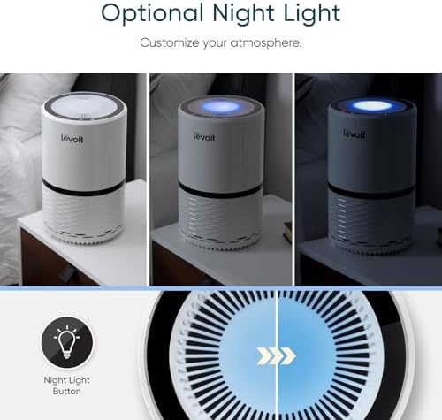 Levoit Air Purifier for Home Pets Bedroom, Air Purifiers Quiet Operation - Image 4