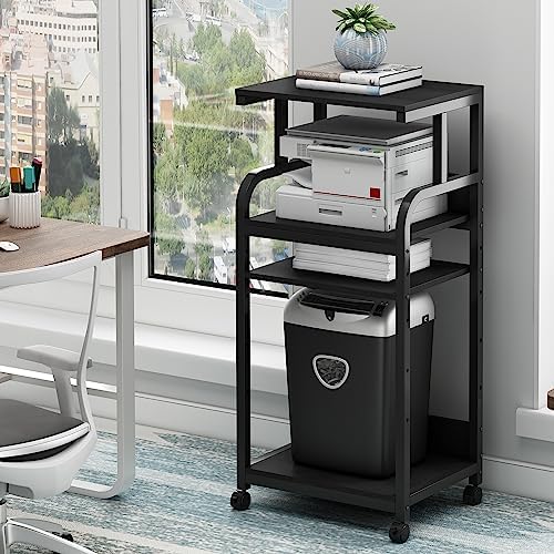 Fannova 4 Tier Tall Printer Stand with Height Adjustable Storage Shelf by Fannova
