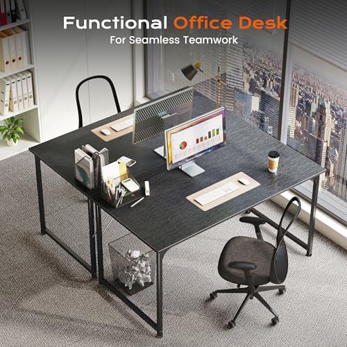 PRAISUN 40 X 24 Inch Computer Desk with Deeper Desktop - Image 3