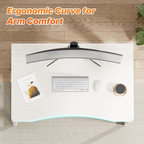 Huuger Folding Desk for Small Spaces, 31.5 Inch Foldable Computer Table - Image 5