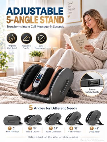 Shiatsu FSA Foot Massager with Heat, HSA Eligible Electric Foot Massager - Image 6