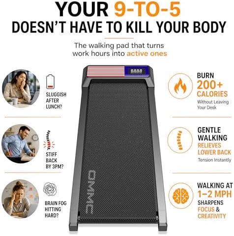 2.5HP Walking Mat with Incline pad,Under Desk Treadmill, Walking Running Pad with Remote,3 in 1 Low Noise Small Mini Portable Treadmill with Led Screen,Compact Treadmills for Home Office - Image 2