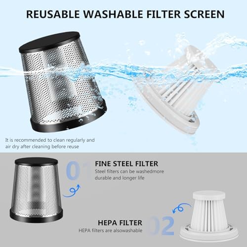 AirifyPro Vac V2 Portable Air Blower/Car Vacuum 14500PA High Power 90°Foldable 3in1 Handheld Vacuums Cleaner Brushless Motor Cordless Duster Grey, Gray - Image 4