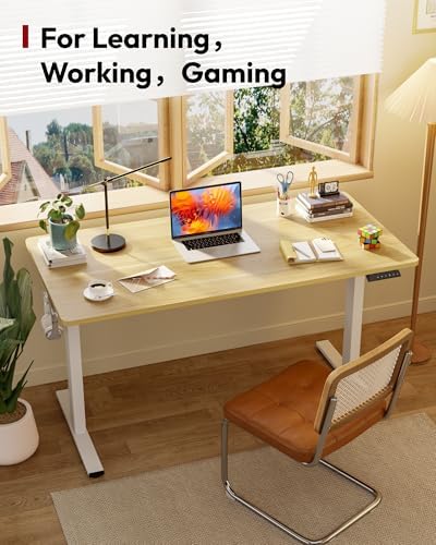 SANODESK One-Piece 1'' Thick Height Adjustable Standing Desk 55''x28'' - Image 3