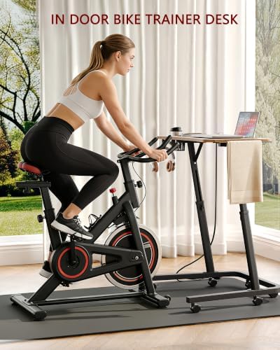 Adjustable Height Standing Desk for Walking Pad, Treadmill Desk with Wheels - Image 6