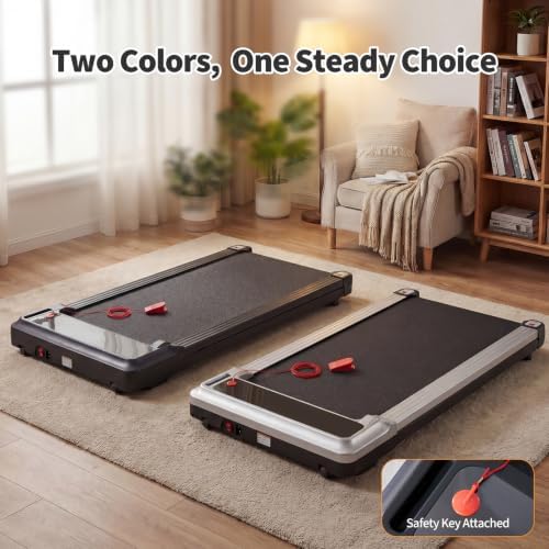 NEWBULIG Foldable Walking Pad with Handle Bar,Treadmills for Home Office - Image 2