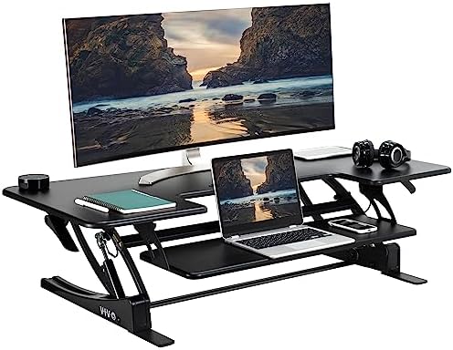 VIVO Black 48 in Standing Desk Converter, DESK-V048V by VIVO