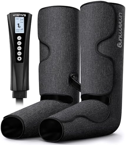 UMARMUNG Christmas Air Compression Leg Massager with Heat Gifts for Women, Men, Mom, Dad, Wife, Husband, Her, Him, Calf Foot Massage boots Gifts for Birthday, Mothers Day, Fathers Day, Valentine's Day by UMARMUNG