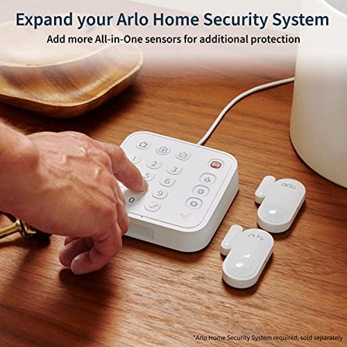 Arlo All-in-One Sensor - 8 in 1 with Open/Close Detection, Motion Sensor, Water Leak Detection, Freeze Detection, Tilt Detection, Smoke Alarm Listening, CO Alarm Listening - 1 Pack, Add-On, MS1001​ - Image 2