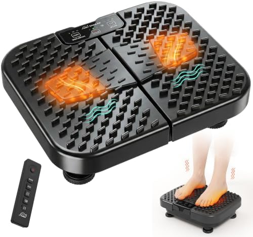 Snailax Vibration Foot Massager with Heat, Remote Control for Tired Feet by Snailax
