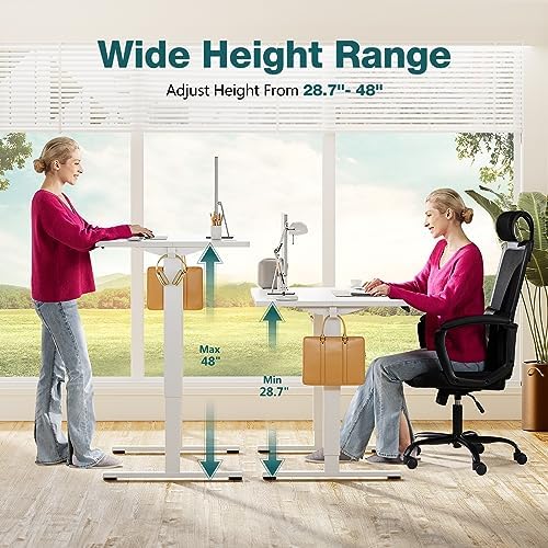 Sweetcrispy Electric Standing Desk, Computer Desk, 63x24 Inch - Image 4