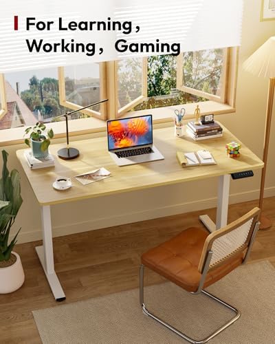 SANODESK One-Piece Electric Height Adjustable Standing Desk 48''x 24'' - Image 3