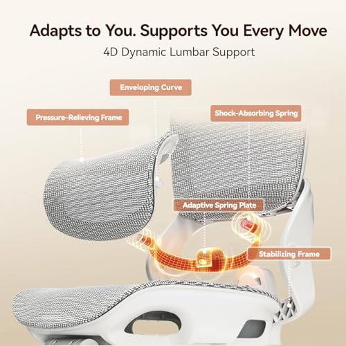SIHOO B100 PRO Ergonomic Office Chair with Footrest, 4D Flip-Up Armrests - Image 5