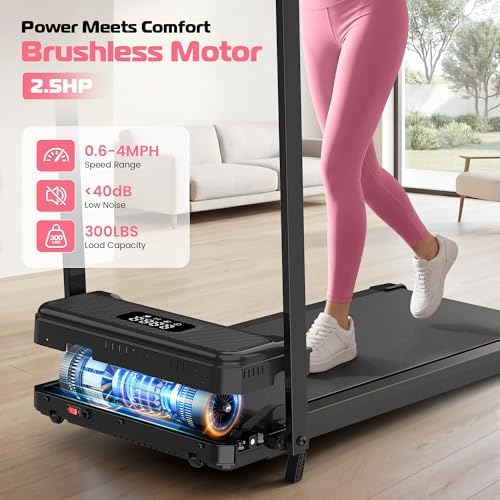 ANCHEER Walking Pad with Incline-Under Desk Treadmill for Home/Office - Image 5