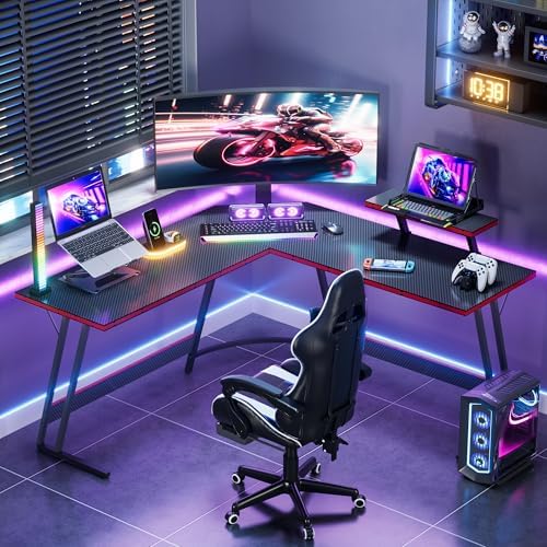 Homall L Shaped Gaming Desk Computer Corner Desk PC Gaming Desk Table - Image 2