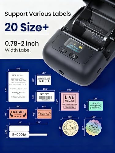 Phomemo M110 Label Maker Machine with Tape Thermal Label Printer - Image 5