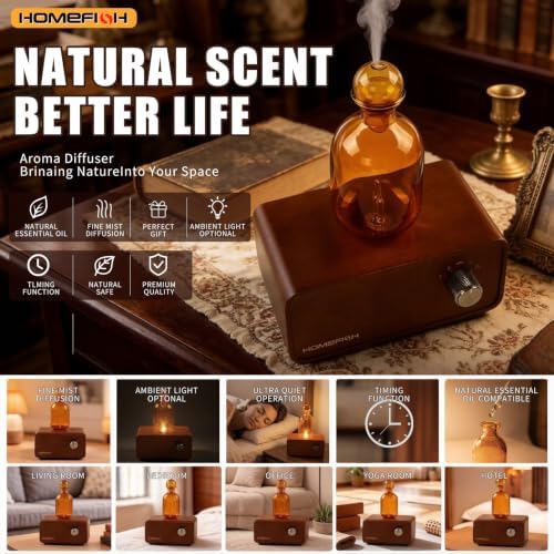 Waterless Essential Oil Diffuser Cordless Aroma Diffuser - Image 5