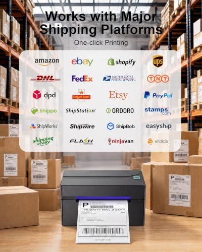 Bluetooth Thermal Label Printer,4x6 Shipping Label Printer - Image 5