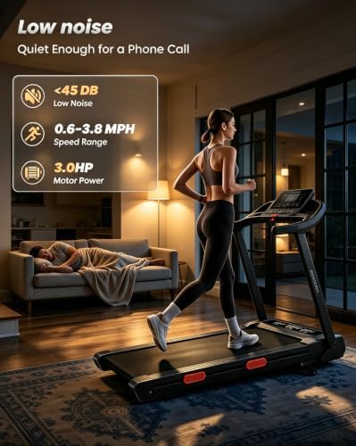 MJWW 6% Incline Walking Pad, Smart AI Under Desk Treadmill for Home - Image 5