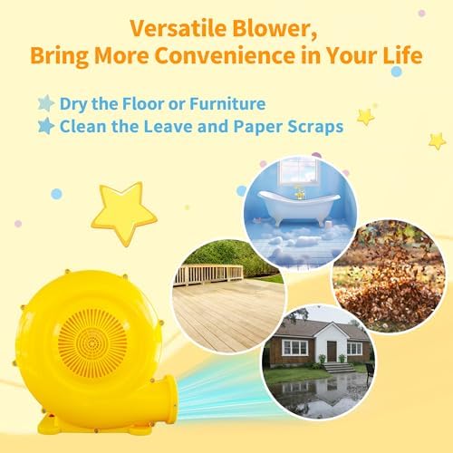 WELLFUNTIME Multi‑Purpose Portable Electric Air Blower (1.14HP 850W) - Image 3