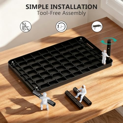 WALI Dual Monitor Riser for Desk, Adjustable Laptop Riser, up to 44 lbs - Image 6