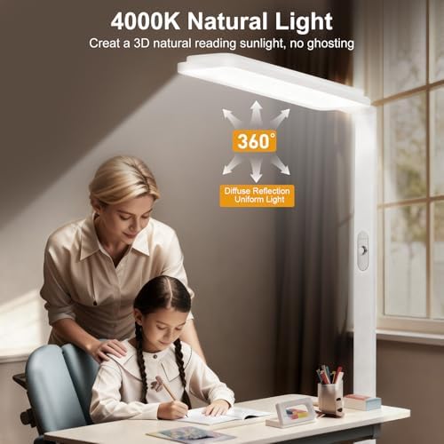 LED Floor Lamp 68inch Standing led Desk Light Eye-Caring Reading Study - Image 2