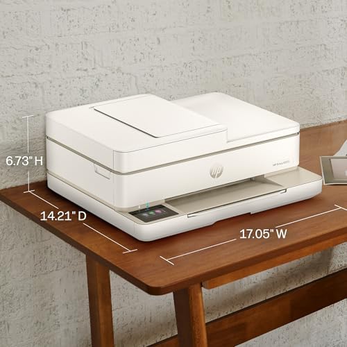 HP Envy 6555 Wireless All-in-One Color Inkjet Printer, Print, Scan, Copy, Duplex Printing Best-for-Home, 3 Month Trial of Instant Ink Included, AI-Capable (C2XR6A) Portobello - Image 6