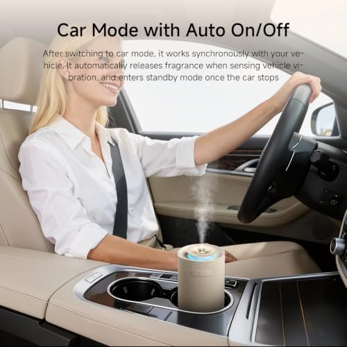 Small Waterless Essential Oil Aromatherapy Diffuser Set for Car & Home - Image 6