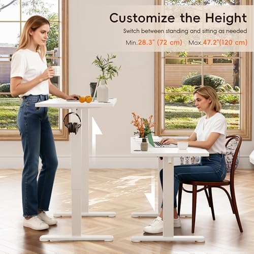 Monomi Electric Standing Desk 63"x28" Height Adjustable Sit Stand Desk - Image 3