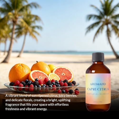 AROMADD Capri Citrus Diffuser Oil Refill, Volcano-Inspired, 6.76 Fl Oz - Image 4