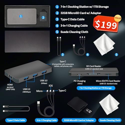 Lenovo Yoga All-in-One Desktop AI PC, 27" QHD IPS+120Hz Display, Intel Ultra 7 255H, 16GB LPDDR5X, 2TB Storage (1TB SSD&1TB Docking Station), Intel Arc GPU, Wireless Charging, Wi-Fi 7, Win 11, Gray - Image 2