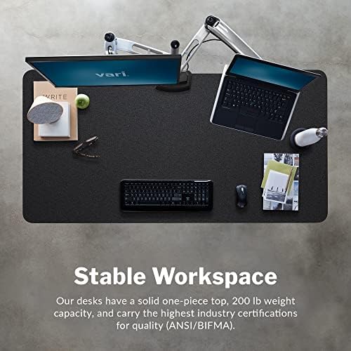 Vari Classic Electric Standing Desk – 60x30 – Black/Slate - Image 5