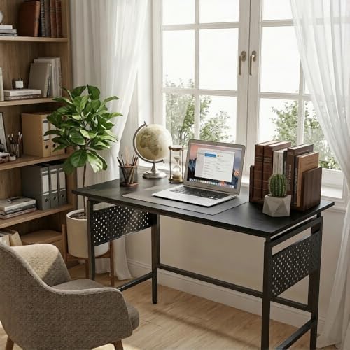 Hadulcet Folding Desk, Small Foldable Desk 40" for Small Spaces - Image 2