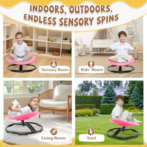 Zhenx Spinning Chair for Autistic Kids (Ages 3-18), Autism Sensory Toy Gift - Image 5