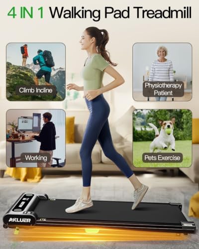 FINEHORSE Walking Pad with 13% Auto Incline, Under Desk Treadmill for Home - Image 6