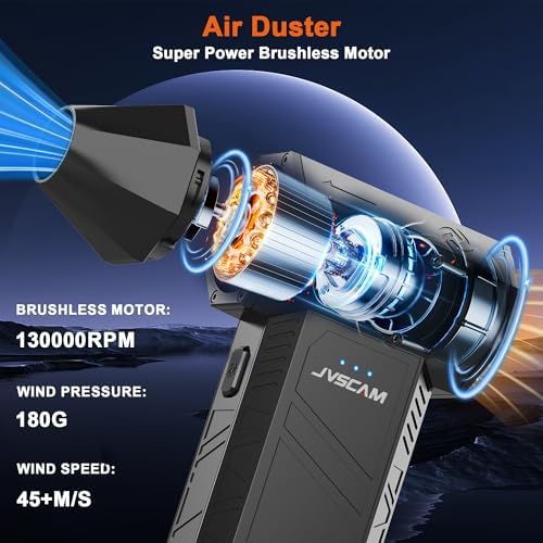 JVSCAM-F30MAX 3 in 1Electric Air Duster+JVSCAM-X3 130000RPM Electric Air Duster - Image 2