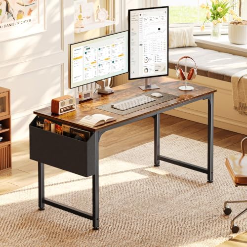 PRAISUN 47'' Computer Desk with Fabric Storage Bag - Image 2
