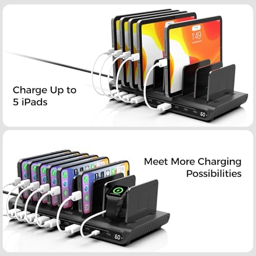 Unitek 10-Port USB-C Charging Station for Multiple Devices with LED Display - Image 2